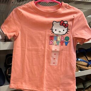 Hello Kitty Coral Short Sleeve Tee